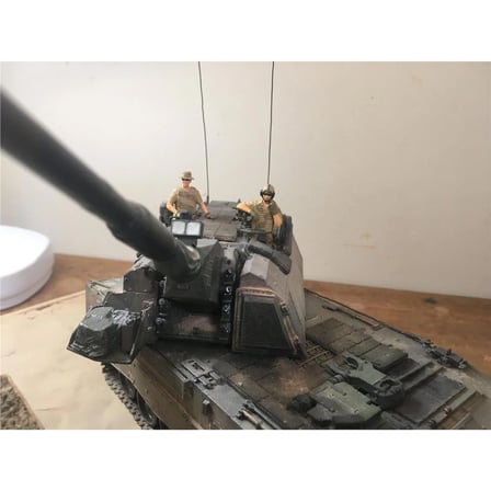 1/35 Modern Alman Tank Mürettebatları 4 Adet Figür Maketi, Meng HS006