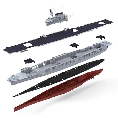 1/700 Amerikan U.S.S. Enterprise (CV-6) Uçak Gemisi Maketi, Meng PS005