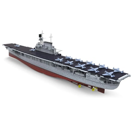1/700 Amerikan U.S.S. Enterprise (CV-6) Uçak Gemisi Maketi, Meng PS005