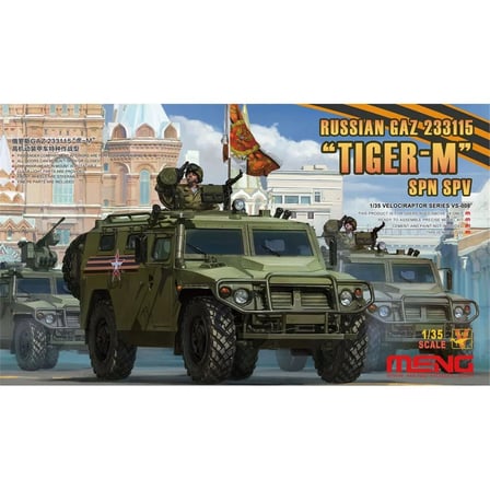 1/35 Rus GAZ 233115 (Tiger-M) SPN SPV Zırhlı Aracı Maketi, Meng VS008