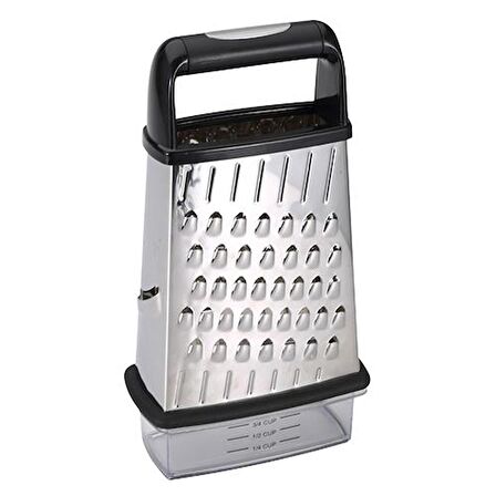 MasterPro 5502 Foodies Collection serisi Paslanmaz Çelik 4'ü 1 arada Rende,4 yönünde farklı kullanım,15x13,7x22,5 cm