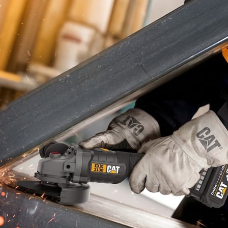 CAT DX3130 18Volt/4.0Ah 125mm Tek Akülü Kömürsüz Profesyonel Avuç Taşlama 