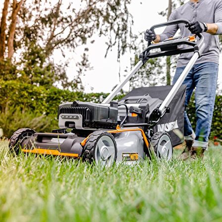 WORX WG761E 80Volt 4.0Ah. Li-ion 51cm Profesyonel Kömürsüz Şarjlı Çim Biçme