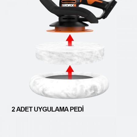 Worx WX856 20 V Polisaj Makinesi