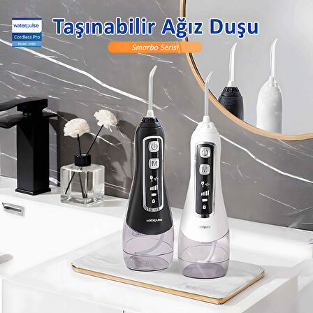 Waterpulse V580 Water Flosser Taşınabilir Şarjlı Masajlı Diş/Protez Bakım ve Ağız Duşu-Mor