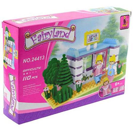 Ausini-Asya Brick 24413 Fairyland Serisi, Kamelyalı EV 110 Parça