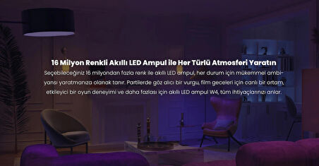 Yeelight W4 Lite LED Akıllı Ampul E27 (Renkli)