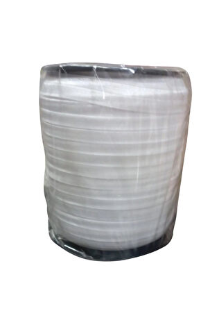 Çamaşır Lastiği Düz 1 cm  1 Metre Beyaz