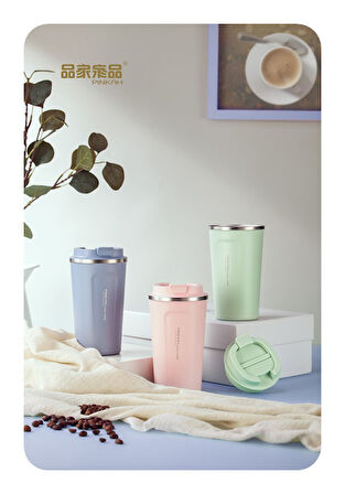 Pınkah PJ-3549 510ml Pembe Çelik Termos