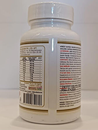 Söğüt Kapsül (WİLLOW CAPSULE)