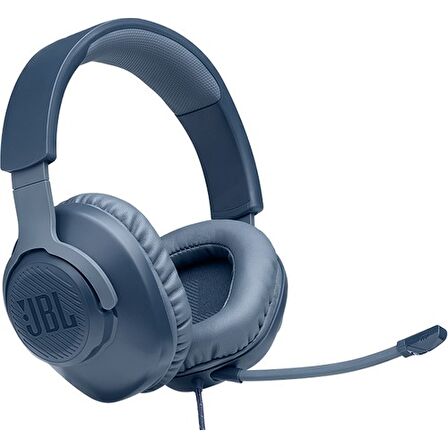 JBL Quantum 100 Gaming Kablolu Kulaklık Mavi