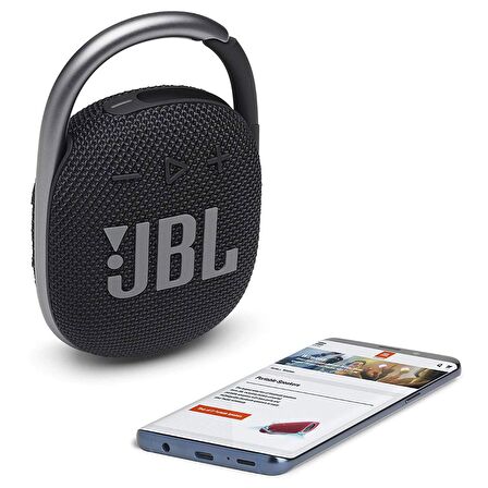 JBL CLIP4, Bluetooth Hoparlör, IP67, Siyah