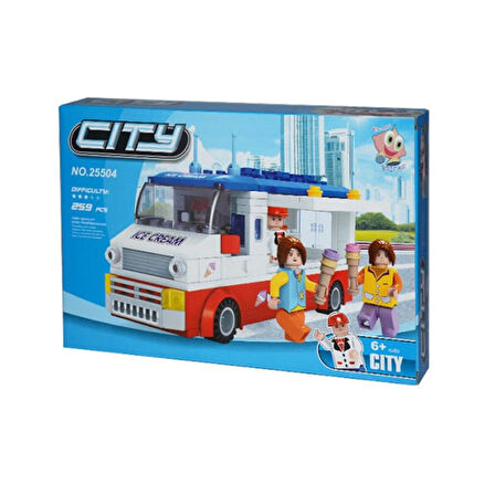 25504 City Dondurma Aracı, 259 Parça, +6 yaş