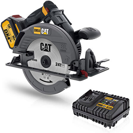 CAT DX53 18Volt 4.0Ah 185mm Kömürsüz Profesyonel Daire Testere