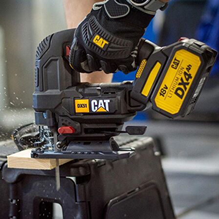 CAT DX51 18Volt/4.0Ah Li-ion Tek Akülü Profesyonel Kömürsüz Dekupaj Testere