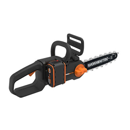 WORX WG350E 20Volt 4.0Ah Li-ion 30CM Profesyonel Şarjlı Kömürsüz Zincirli Testere