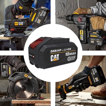 CAT DXB8HP 18Volt 8.0Ah. Li-ion ICE CONTROL ONE FOR ALL Profesyonel Yedek Akü