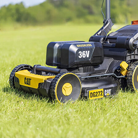 CAT DG272 36Volt 4.0Ah. Li-ion 41CM Profesyonel Kömürsüz Şarjlı Çim Biçme 
