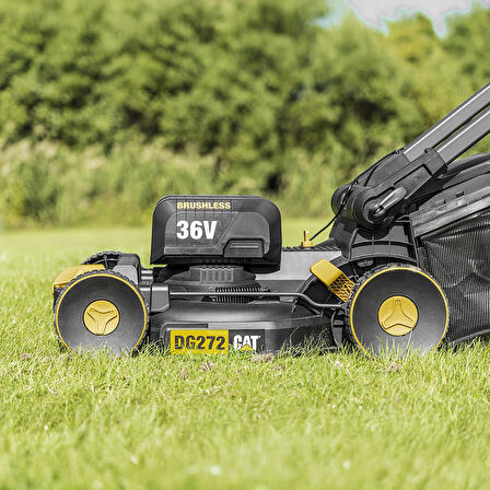 CAT DG272 36Volt 4.0Ah. Li-ion 41CM Profesyonel Kömürsüz Şarjlı Çim Biçme 