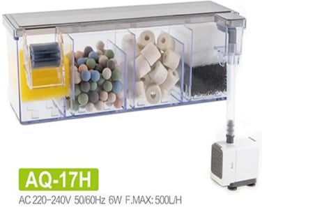 Sobo Biyolojik Üst Filtre 6w 500 Lh 4 Bölme