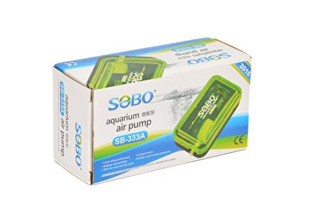 Sobo SB-333A Akvaryum Hava Motoru Transparan 3 Watt