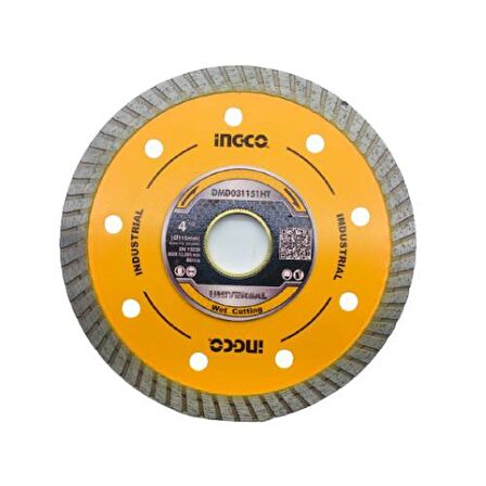 Ingco DMD031151HT Ultra İnce Turbo Seramik Kesici 115Mm 4-1/2"