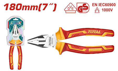 TOTAL VDE İZOLELİ PENSE 180MM THTIP2171