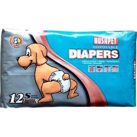 Hushpet Ultra Emici Çiş Pedi Small 12'li