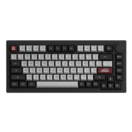 AKKO 5075B Plus Dracula Castle V3 Cream Yellow Pro Switch RGB Kablosuz Hotswap Mekanik Gaming Klavye
