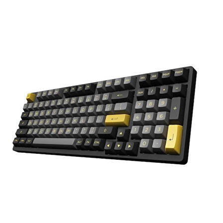 AKKO 3098B Plus Black – Gold RGB Kablosuz Hotswap Mekanik Gaming Klavye