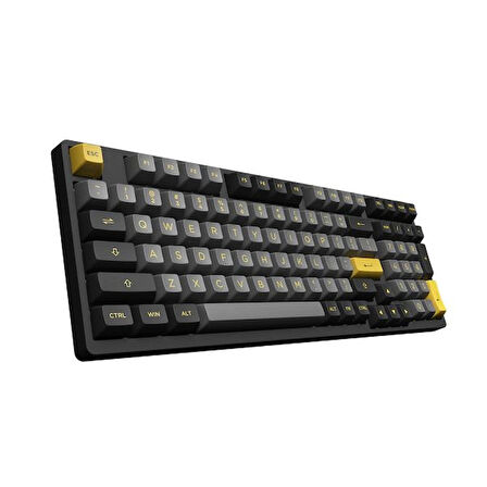 AKKO 3098B Plus Black – Gold RGB Kablosuz Hotswap Mekanik Gaming Klavye