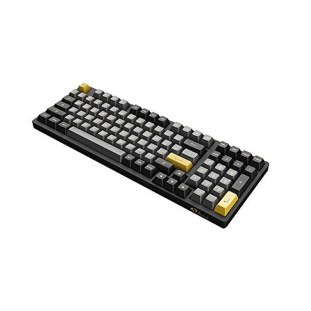 AKKO 3098B Plus Black – Gold RGB Kablosuz Hotswap Mekanik Gaming Klavye