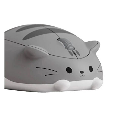 AKKO x Waigua Cat Grey Mimo Kablosuz Simetrik Mouse