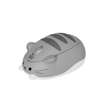 AKKO x Waigua Cat Grey Mimo Kablosuz Simetrik Mouse