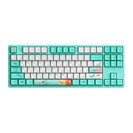 AKKO 5087S QMK Monet’s Pond TKL RGB Hotswap Mekanik Gaming Klavye