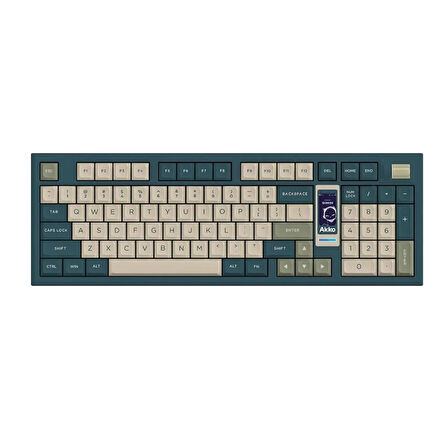 AKKO Ink Green 5098B RGB Kablosuz Hotswap Mekanik Gaming Klavye