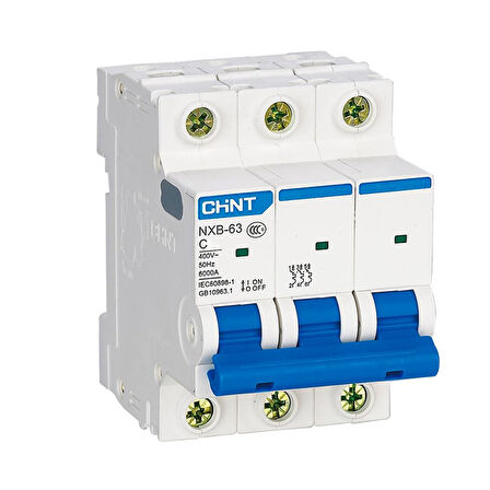 Chint - 3P 25A 6kA C Serisi Trifaze Anahtarlı Otomatik Sigorta 179871
