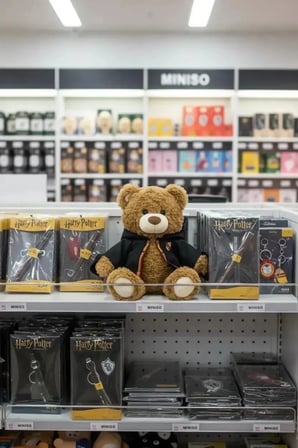 Harry Potter Lisanslı Okul Serisi Ayı Peluş 25 Cm – Hogwarts Cübbeli Yumuşak