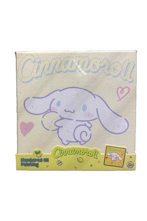 Sanrio Lisanslı Hello Kitty ve Arkadaşları Numaralı Yağlıboya Tablo Seti – Çam Çerçeveli Tuval ve Akrilik Boya İçerikli Hobi Seti 20x20 Cm