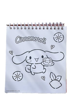Sanrio Lisanslı Tatlı Serisi Sihirli Mürekkep Boyama Seti – Tekrar Kullanılabilir Suyla Boyama Kitabı ve Kalem Seti 15 Cm