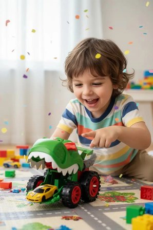 Miniso Lisanslı Atış Aracı Serisi Dinozor Temalı Hızlı Fırlatma Mekanizmalı Oyuncak