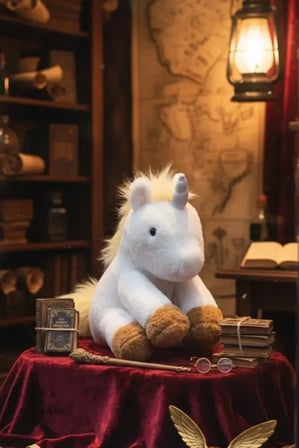 Harry Potter Lisanslı Unicorn Peluş Oyuncak 27 Cm – Oturan Yumuşacık Dekoratif Tasarım