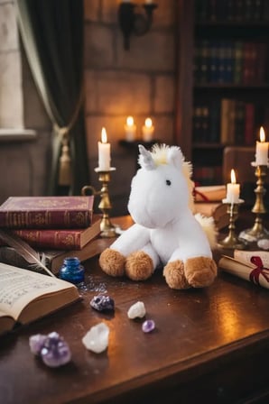 Harry Potter Lisanslı Unicorn Peluş Oyuncak 27 Cm – Oturan Yumuşacık Dekoratif Tasarım