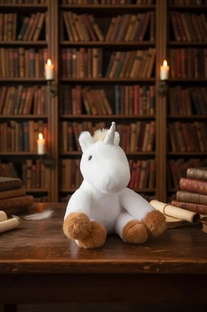 Harry Potter Lisanslı Unicorn Peluş Oyuncak 27 Cm – Oturan Yumuşacık Dekoratif Tasarım