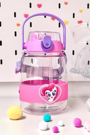My Little Pony Lisanslı Pinkie Pie Kapaklı ve Askılı Plastik Şişe – Pipetli Matara 1300 Ml