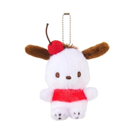 Sanrio Lisanslı Pochacco Peluş Anahtarlık 10 Cm – Kiraz Koleksiyonu Çanta Süsü