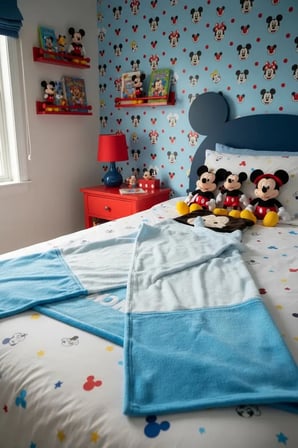 Disney Mickey Mouse Lisanslı Kapüşonlu Battaniye – Ultra Yumuşak Giyilebilir Battaniye 90X140 Cm