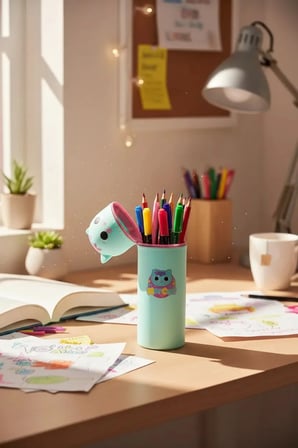 Gabby’nin Hayal Evi Lisanslı Doğum Günü Partisi Silikon Kalemlik – Dayanıklı ve Esnek Kalemlik 19 Cm