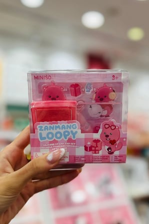 Zanmang Loopy Lisanslı Silikon Damga Seti DIY Hobi Aksesuar 11 Cm
