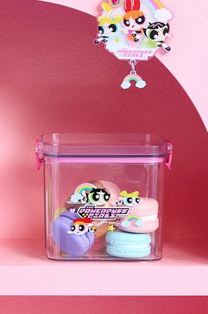 Powerpuff Girls Lisanslı Küçük Yemek Kabı Sızdırmaz Kapak 700 ML 11,5 Cm